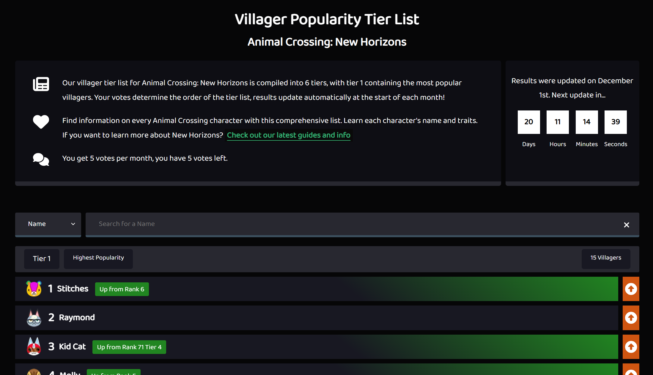 Animal Crossing Portal screenshot